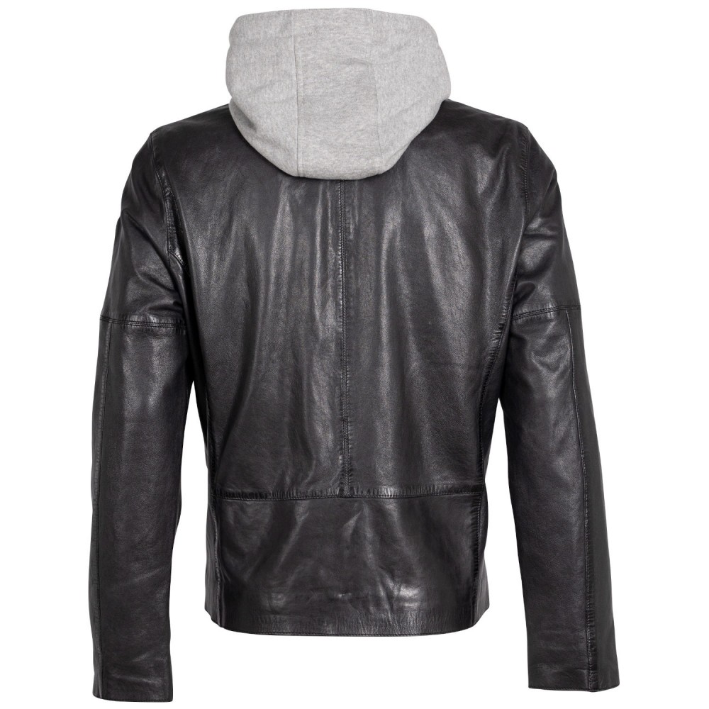 Męska skórzana kurtka Mauritius Czarna MMCyprus