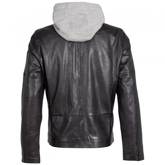 Męska skórzana kurtka Mauritius Czarna MMCyprus