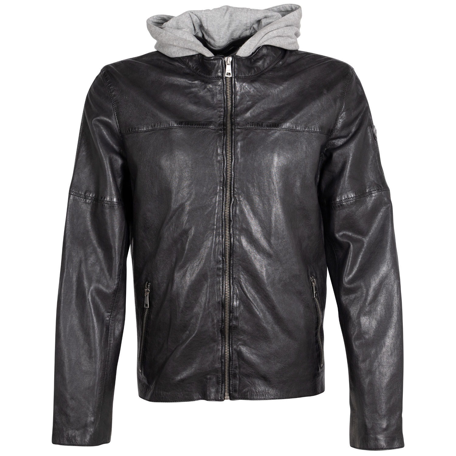 Męska skórzana kurtka Mauritius Czarna MMCyprus – Kurtki skórzane
