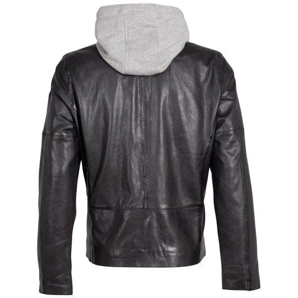 Męska skórzana kurtka Mauritius Czarna MMCyprus