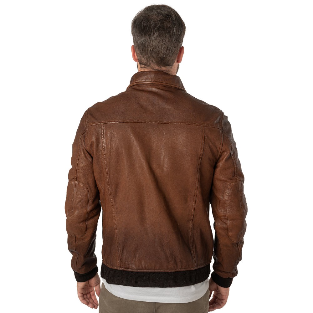 Męska skórzana kurtka Mauritius Whiskey MMDawson