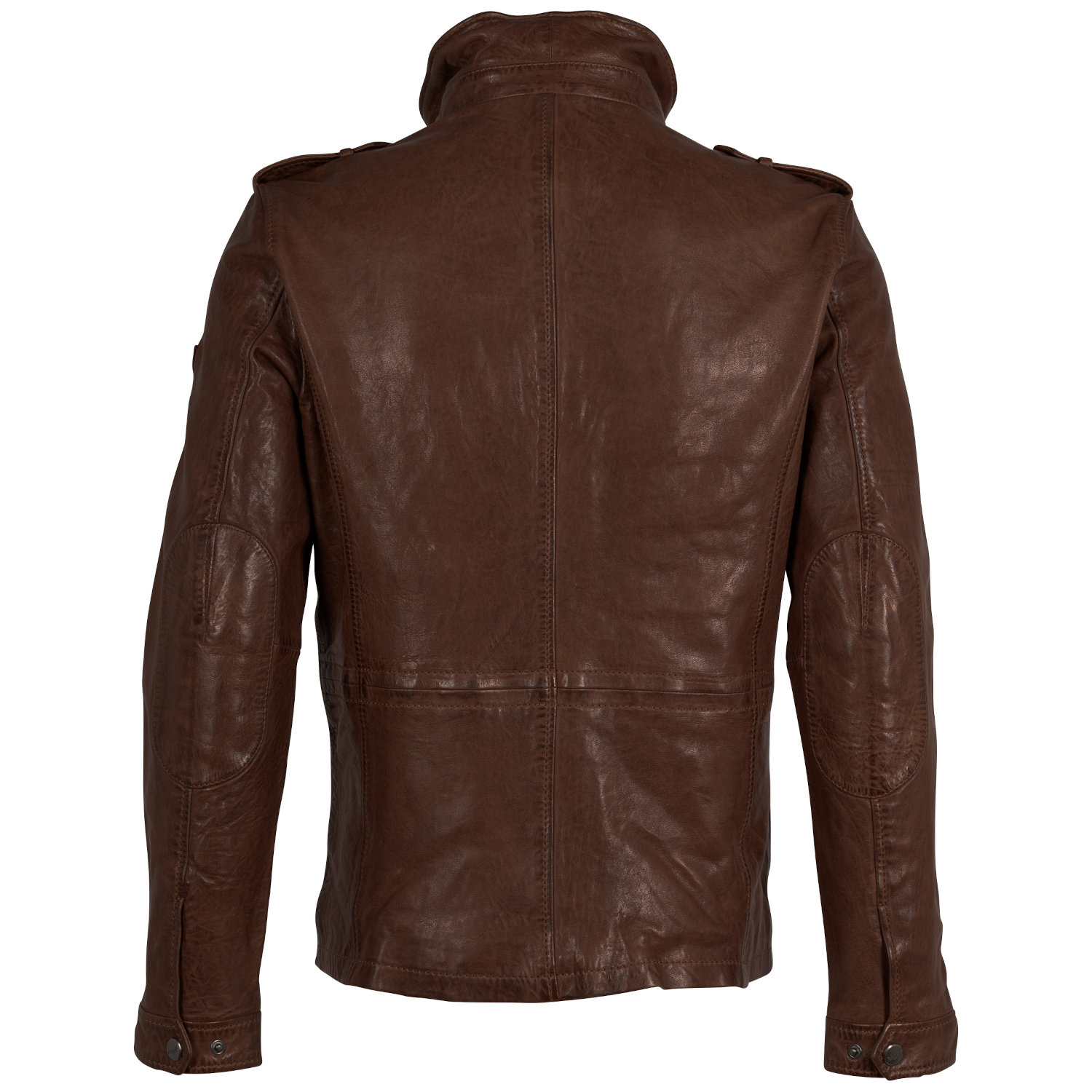 Męska skórzana kurtka Mauritius jasnobrązowa MMDaxter – Kurtki skórzane