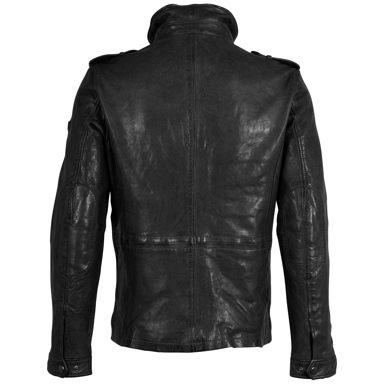 Męska skórzana kurtka Mauritius Czarna MMDaxter – BLACK FRIDAY