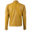 Męska skórzana kurtka Mauritius Żółta MMDerry – Kurtki skórzane