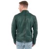 Męska skórzana kurtka Mauritius Zielona MMDerry – Kurtki skórzane