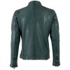 Męska skórzana kurtka Mauritius Zielona MMDerry – Kurtki skórzane