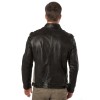 Męska skórzana kurtka Mauritius Antyczna czerń MMFaron – BLACK FRIDAY