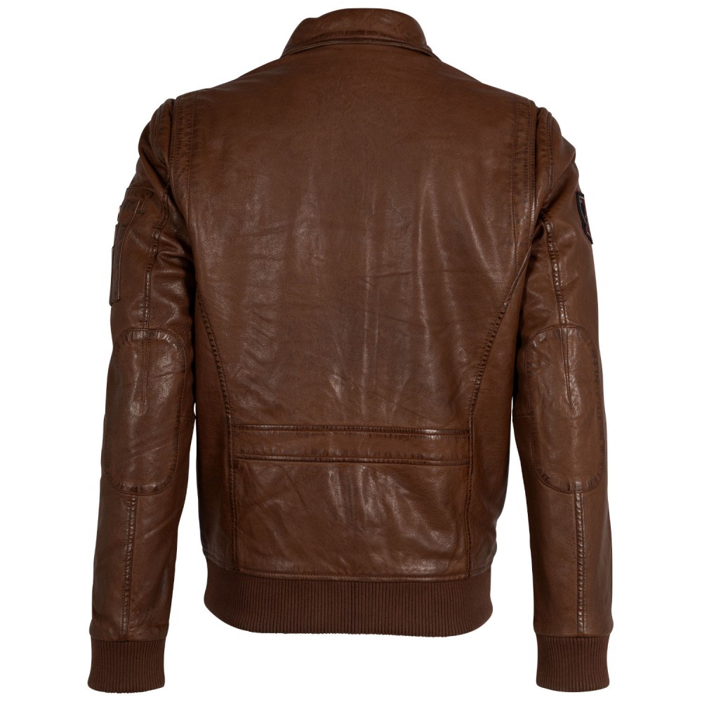 Męska skórzana kurtka Mauritius Whiskey MMFraser - readytowear