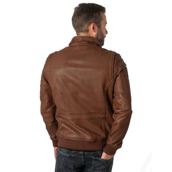 Męska skórzana kurtka Mauritius Whiskey MMFraser