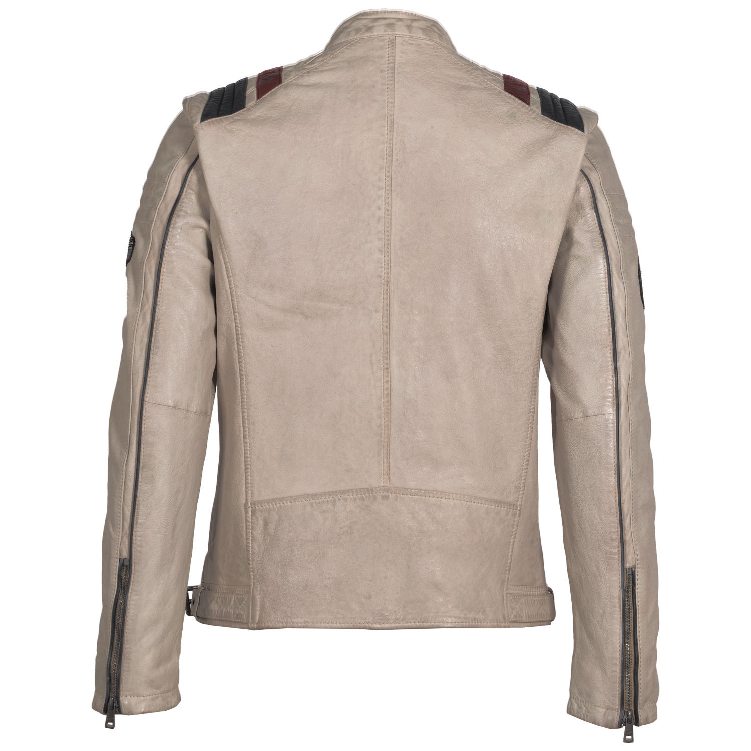 Męska skórzana kurtka Mauritius Off White MMFurious – Kurtki skórzane