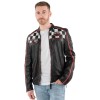 Męska skórzana kurtka Mauritius Czarna MMFynn