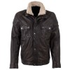Męska skórzana kurtka Mauritius Ciemnobrązowa MMGarreck 2 – Kurtki skórzane