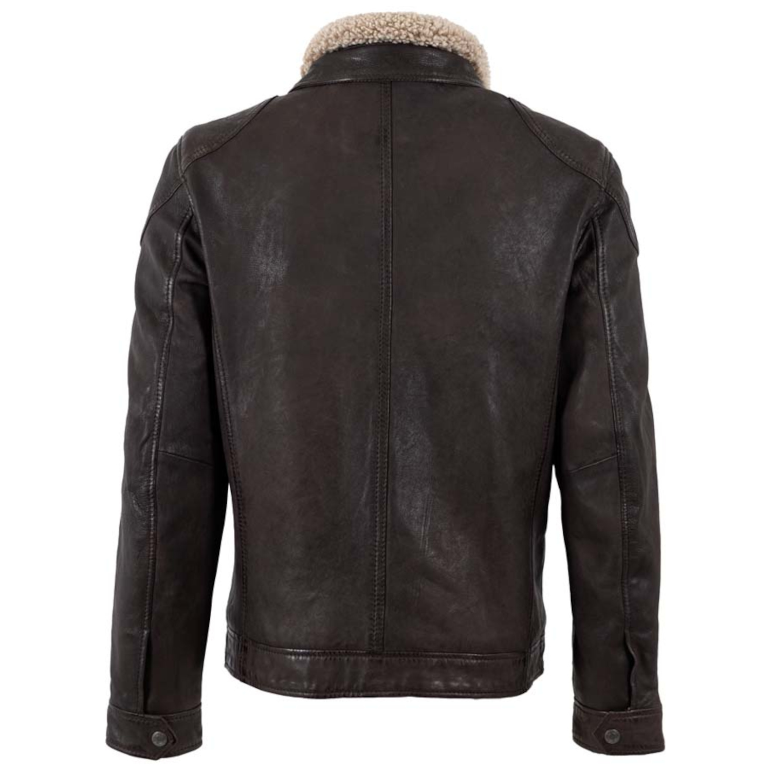 Męska skórzana kurtka Mauritius Ciemnobrązowa MMGarreck 2 – Kurtki skórzane