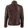 Męska skórzana kurtka Mauritius Brązowa MMGarreck - readytowear