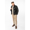Męska skórzana kurtka Mauritius Czarna MMGarreck – Kurtki skórzane