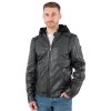 Męska skórzana kurtka Mauritius antracytowa MMHiran – Kurtki skórzane