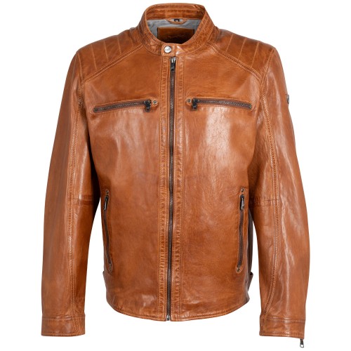 Kurtka skórzana męska Mauritius Cognac MMJarek
