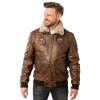 Skórzana Kurtka Męska Mauritius Brązowa MMJolvin – stoc