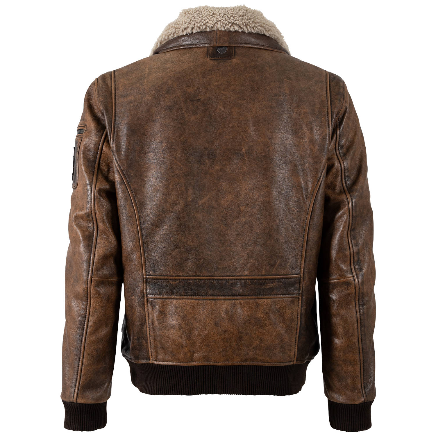 Skórzana Kurtka Męska Mauritius Brązowa MMJolvin – stoc