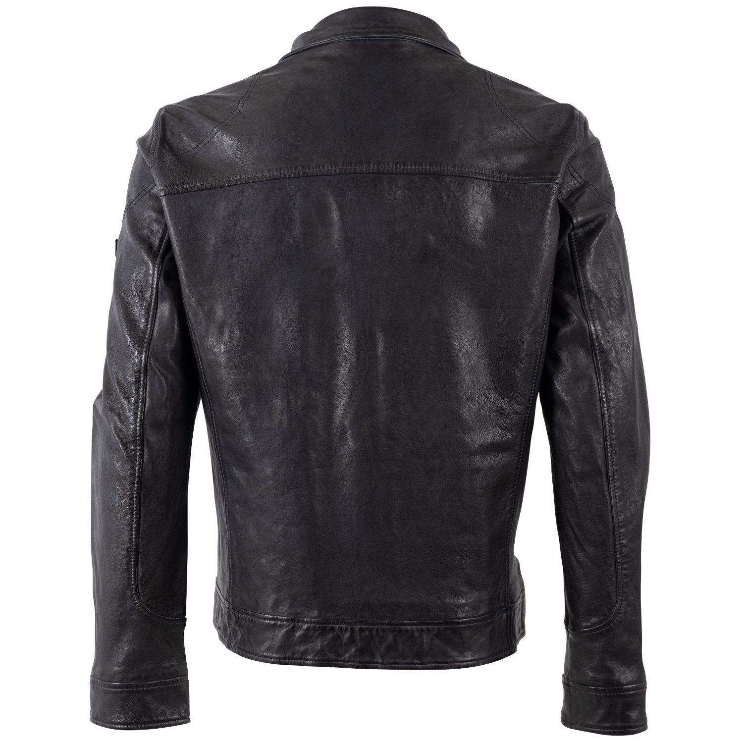 Męska skórzana kurtka Mauritius granatowa MMJorric