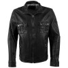 Męska skórzana kurtka Mauritius Czarna MMJorric