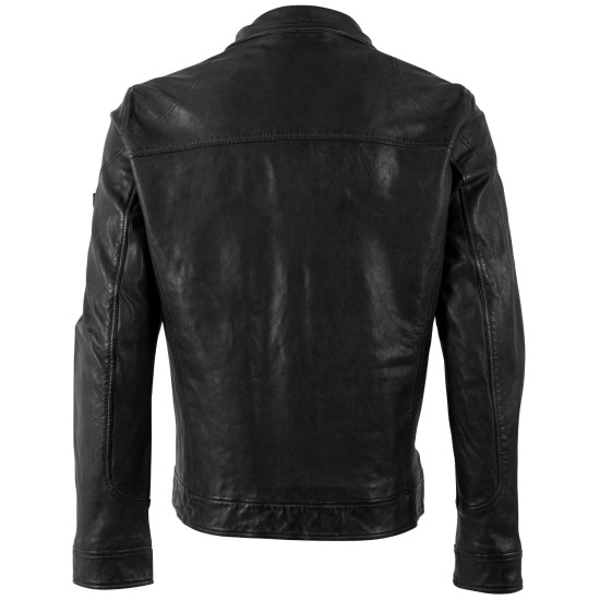 Męska skórzana kurtka Mauritius Czarna MMJorric