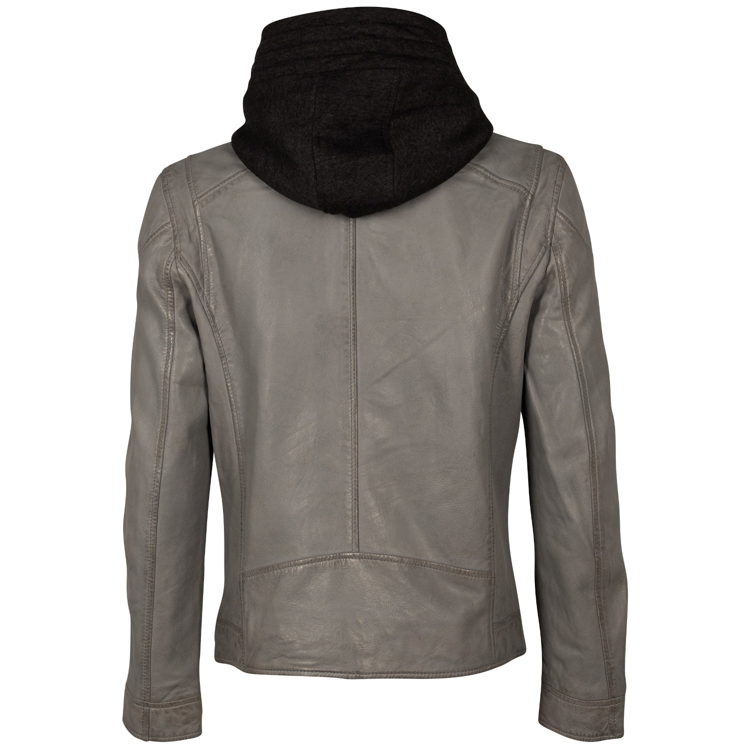 Męska skórzana kurtka Mauritius jasnoszara MMKarlos – Kurtki skórzane