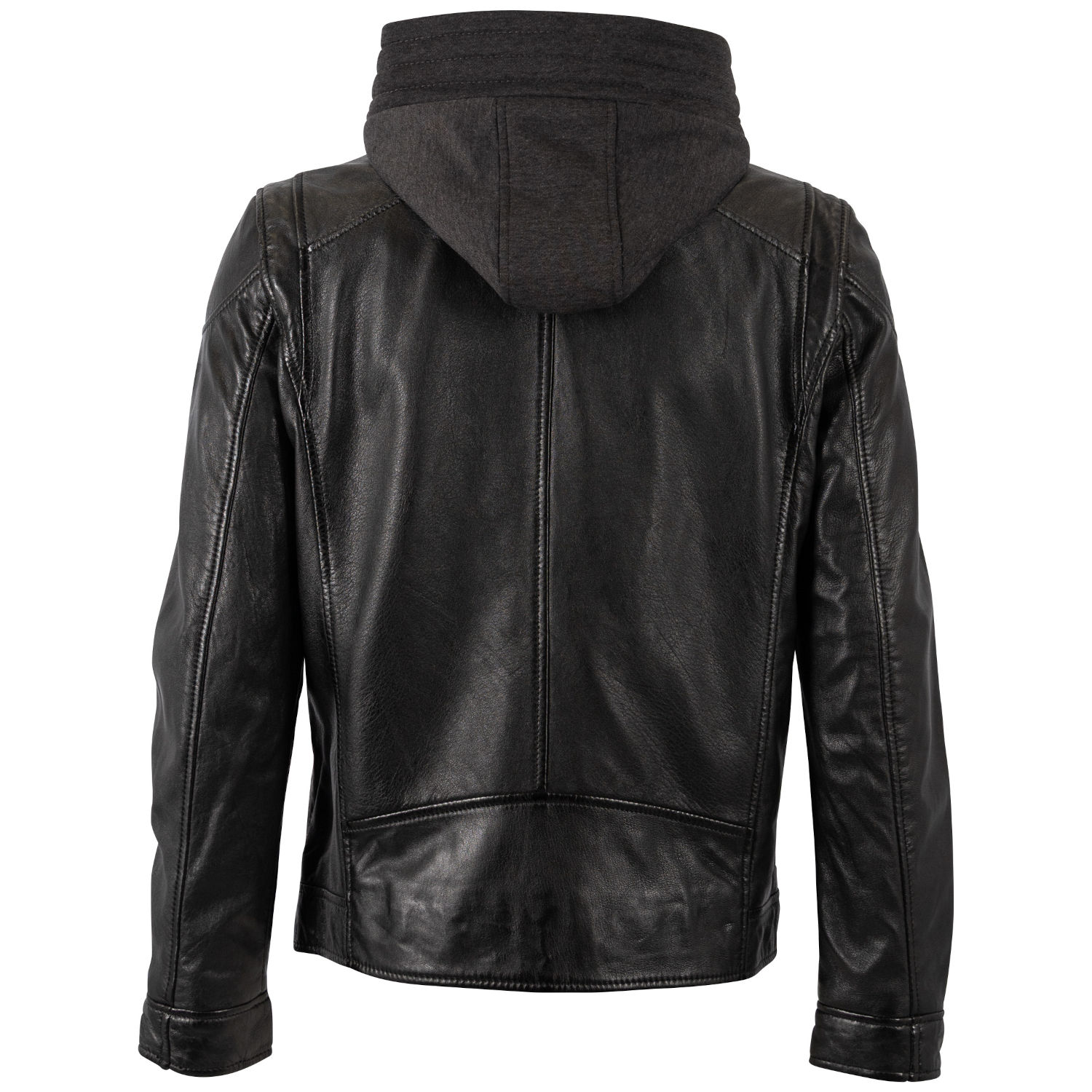 Męska skórzana kurtka Mauritius Czarna MMKarlos – Kurtki skórzane