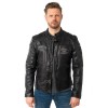 Męska skórzana kurtka Mauritius Ciemny antracyt MMKendrik - readytowear