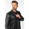 Męska skórzana kurtka Mauritius Ciemny antracyt MMKendrik - readytowear