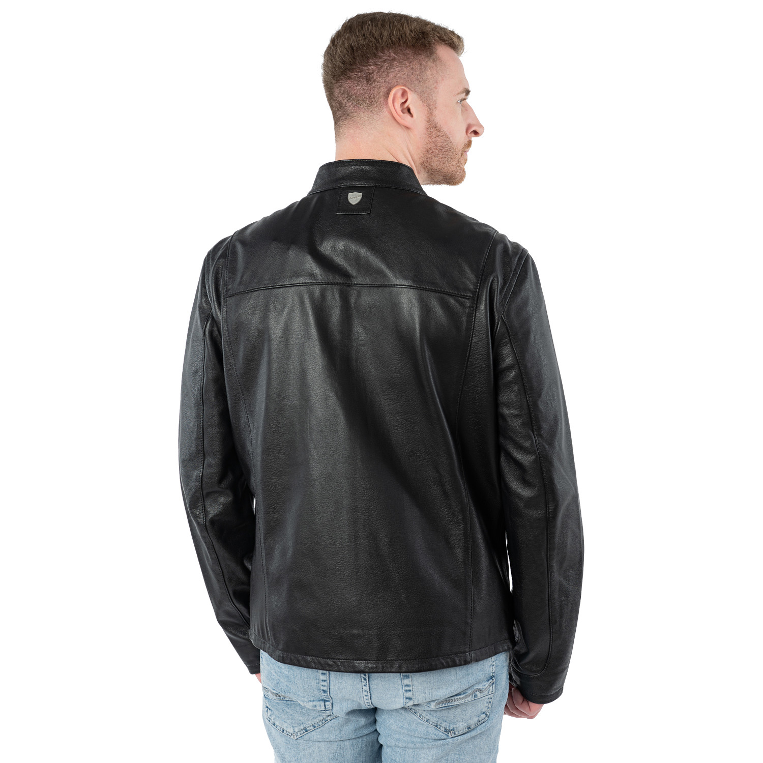 Męska skórzana kurtka Mauritius Czarna MMKoal