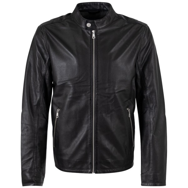 Męska skórzana kurtka Mauritius Czarna MMKoal