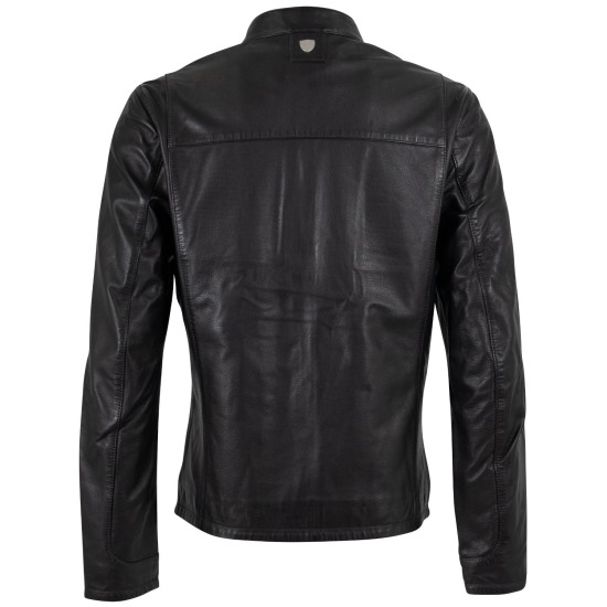 Męska skórzana kurtka Mauritius Czarna MMKoal
