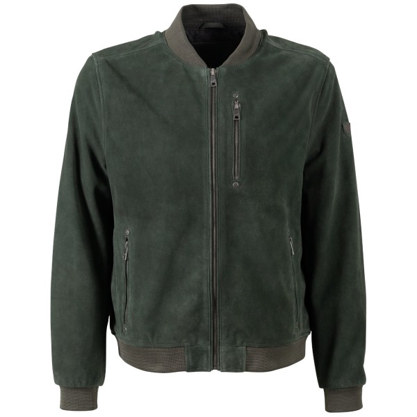 Męska skórzana kurtka Mauritius Ciemnozielona MMKolmo