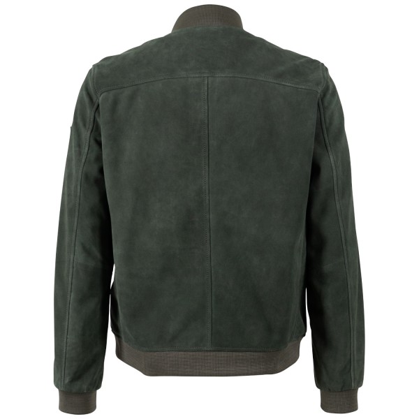 Męska skórzana kurtka Mauritius Ciemnozielona MMKolmo