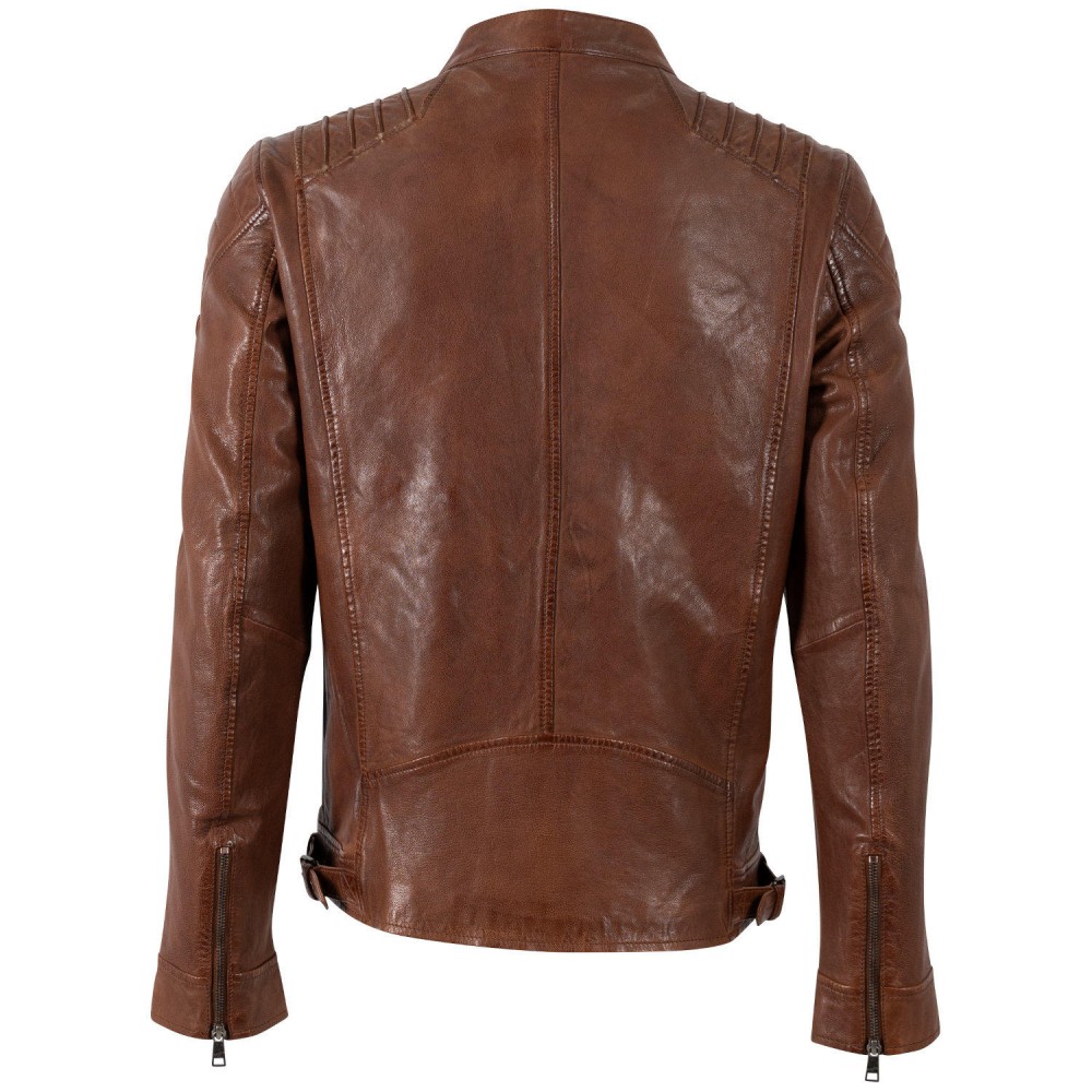 Męska skórzana kurtka Mauritius Whiskey MMKrossy