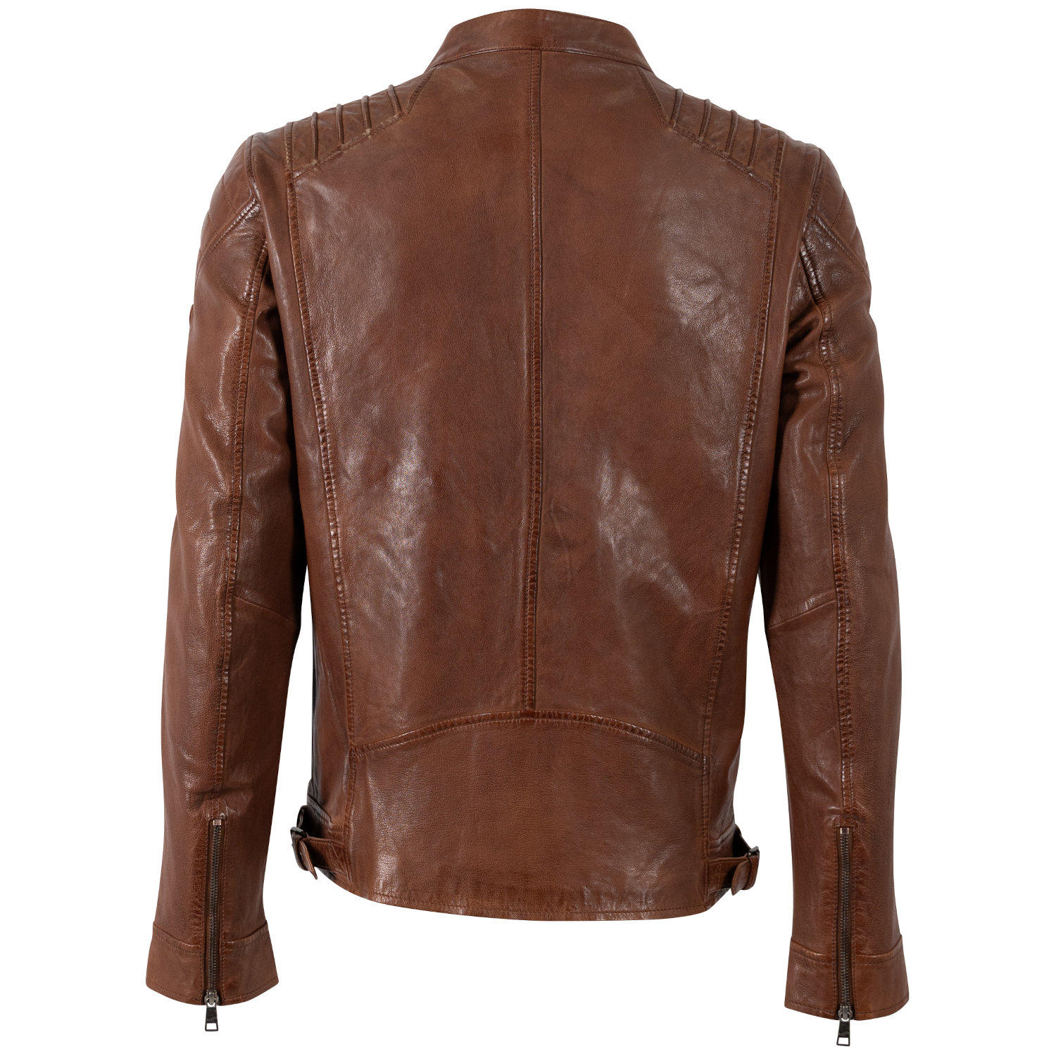 Męska skórzana kurtka Mauritius Whiskey MMKrossy – Kurtki skórzane