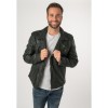 Męska skórzana kurtka Mauritius Ciemnozielona MMKunro – Kurtki skórzane