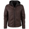 Męska skórzana kurtka Mauritius Burgundowa MMKylos - readytowear
