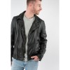 Męska skórzana kurtka Mauritius Czarna Vintage MMLario - readytowear