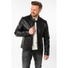 Męska skórzana kurtka Mauritius Czarna MMMayko – Kurtki skórzane