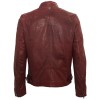 Męska skórzana kurtka Mauritius ciemnoczerwona MM Morkin – Kurtki skórzane