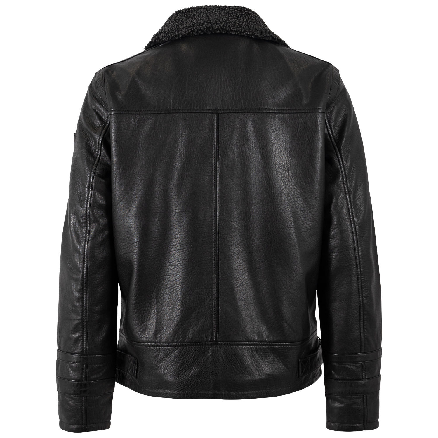 Męska skórzana kurtka Mauritius Czarna MMOrctis – Kurtki skórzane