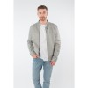 Męska skórzana kurtka Mauritius srebrnoszara MMOOrlando - readytowear