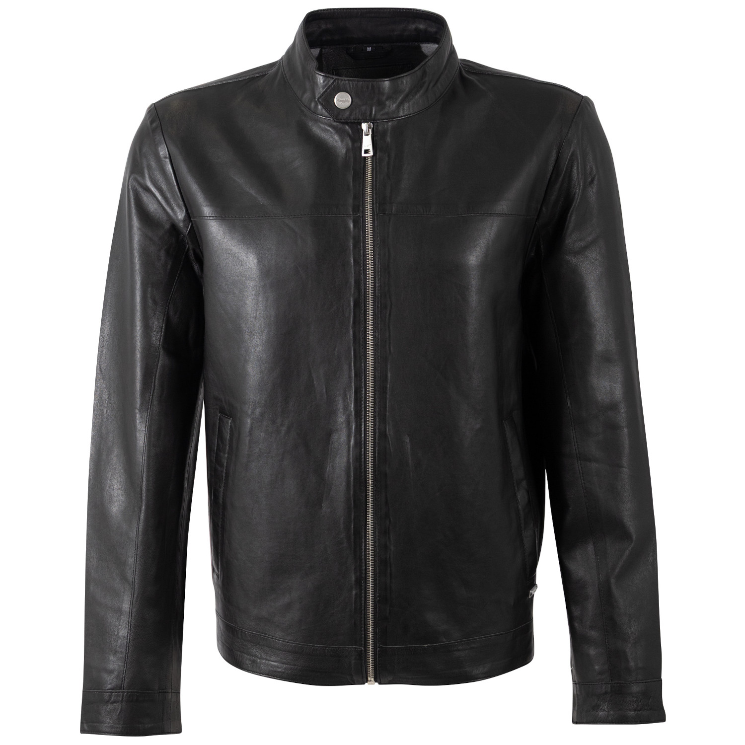 Męska skórzana kurtka Mauritius Czarna MMOOrlando – Kurtki skórzane