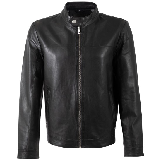 Męska skórzana kurtka Mauritius Czarna MMOOrlando