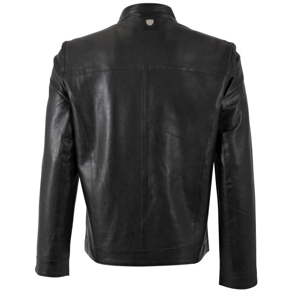 Męska skórzana kurtka Mauritius Czarna MMOOrlando