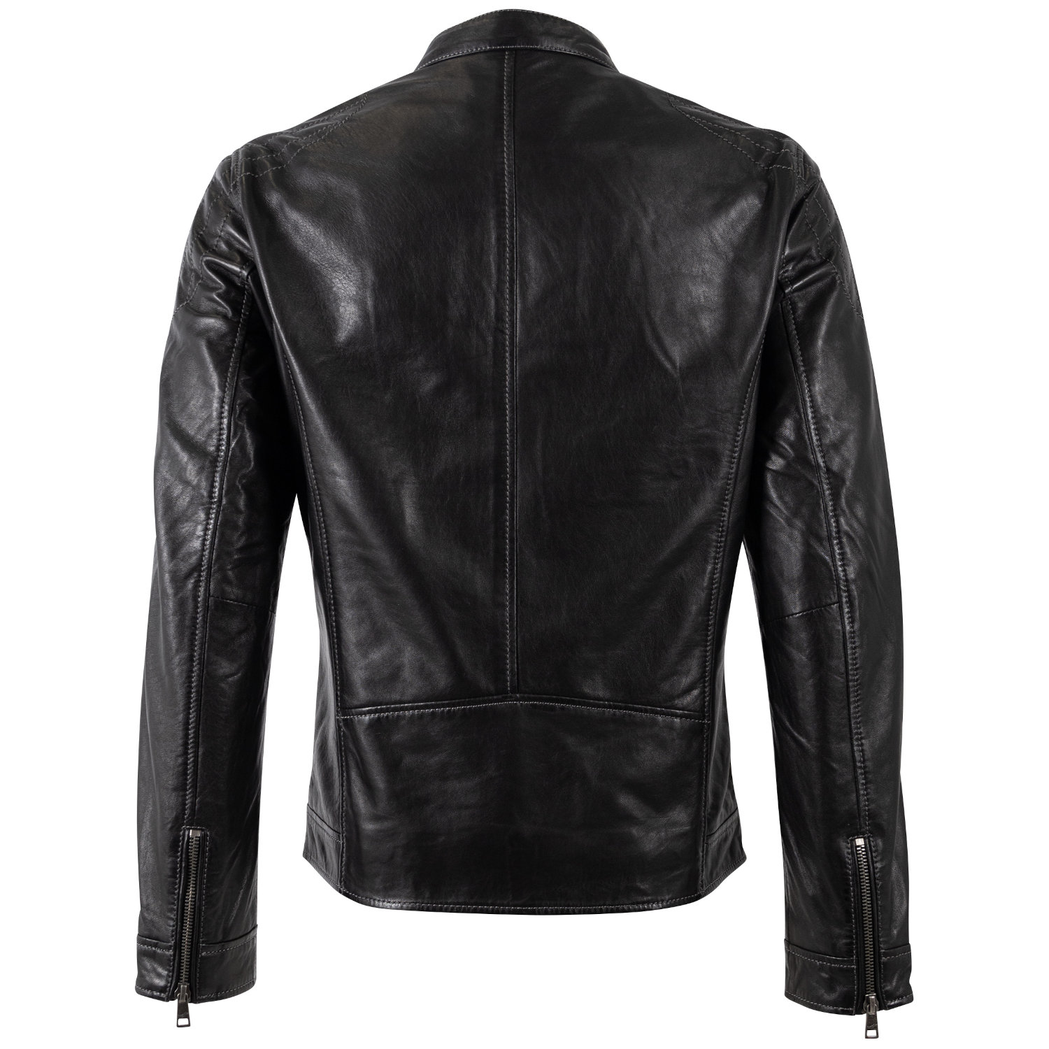 Męska skórzana kurtka Mauritius Czarna MMOrvay