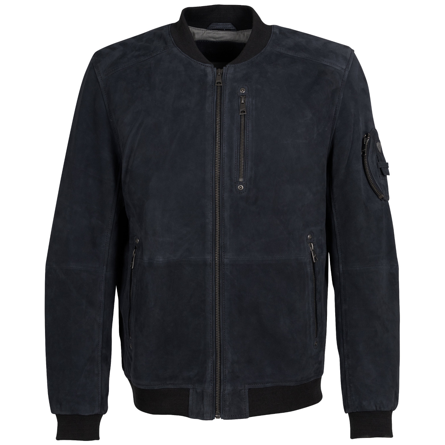 Męska skórzana kurtka Mauritius granatowa MMPalermo – Kurtki skórzane