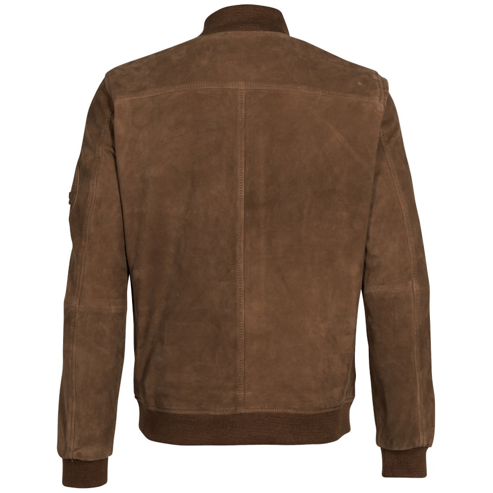 Męska skórzana kurtka Mauritius Jasny koniak MMPalermo - readytowear
